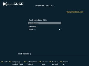 Suse Installation Screen